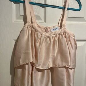 Koch Women's Cream Layered Top and Shorts